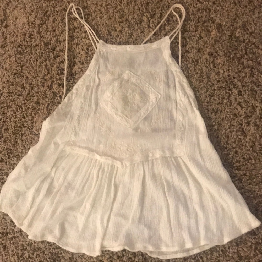 Summer cream blouse